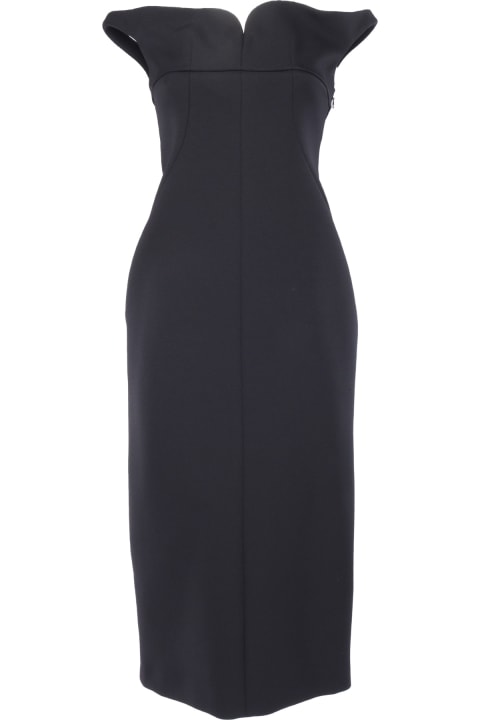 Homeware Philosophy di Lorenzo Serafini Black Midi Dress