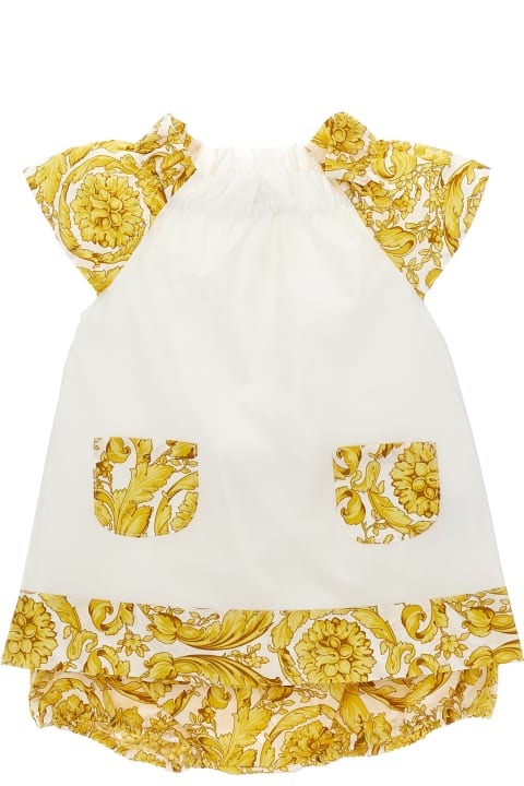Sale for Baby Girls Versace 'barocco' Dress + Culotte