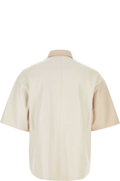 メンズ Nanushkaのシャツ Nanushka Two-tone Synthetic Leather Shirt