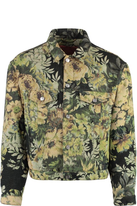 Etro معاطف وجواكت لـ القسم الرجالي Etro Jacquard Cotton Overshirt