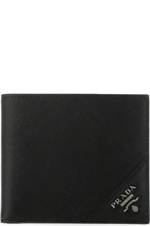 Prada Black Leather Wallet