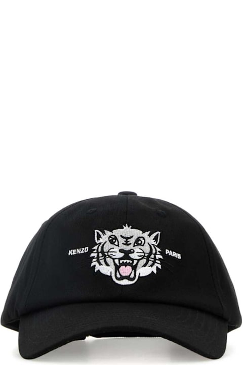 Kenzo Hats for Women Kenzo Black Cotton Baseball Cap