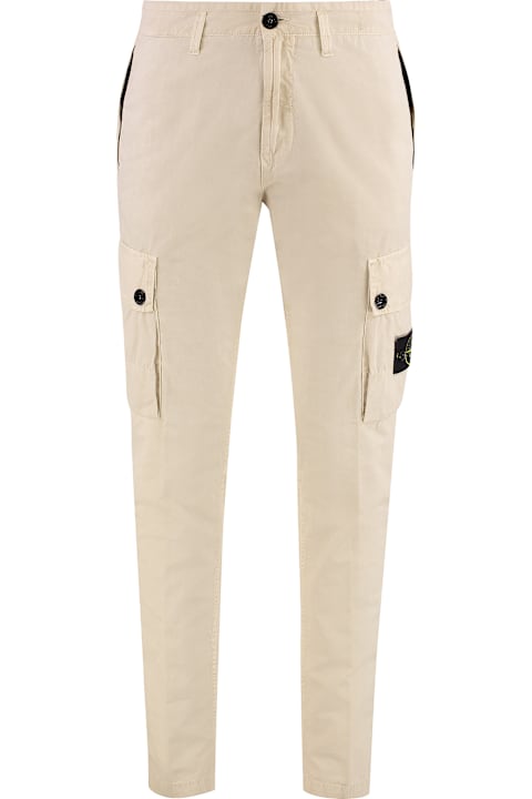 Clothing Sale for Men Stone Island Cotton Trousers