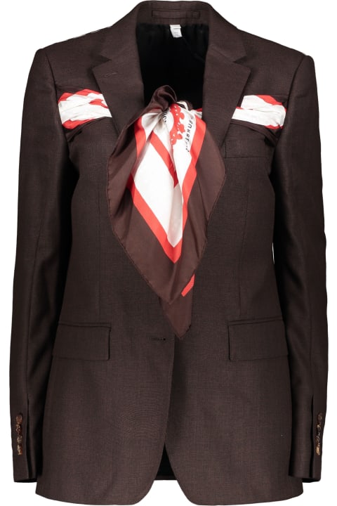 Homeware Burberry Single-breasted Two-button Blazer