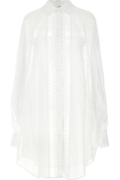 Homeware Ermanno Scervino Macramé Tulle Shirt