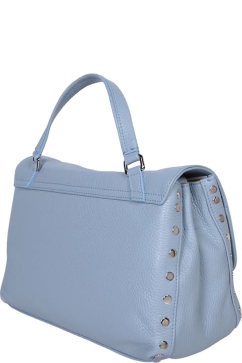 Bags for Women Zanellato Postina Daily S Light Blue Murano