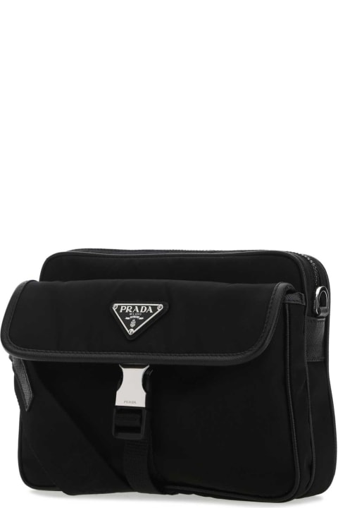 Prada Bags for Men Prada Black Nylon Crossbody Bag