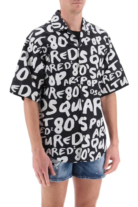 Dsquared2 Shirts for Women Dsquared2 D2 Pop 80's Bowling Shirt