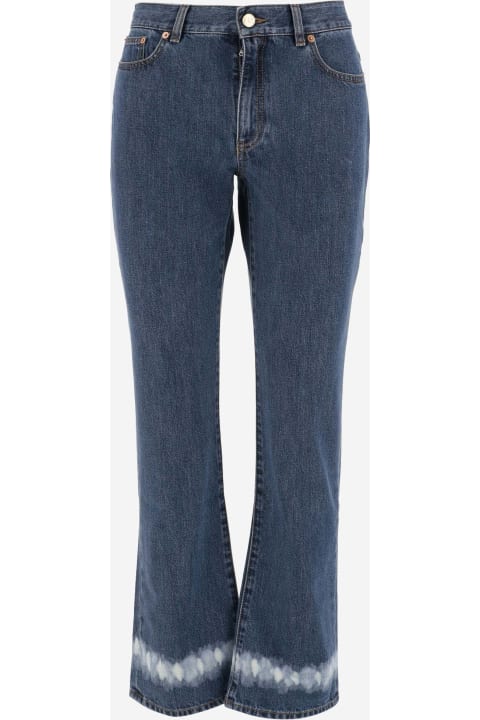 Valentino Jeans for Women Valentino Cotton Jeans With Vlogo