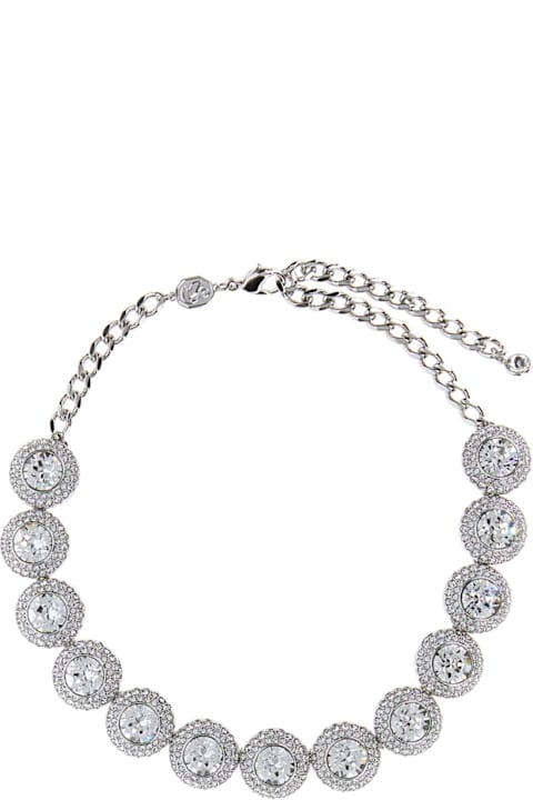 Swarovski for Men Swarovski Embellished Metal Una Angelic Necklace