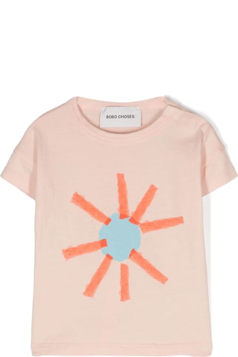 Topwear for Baby Girls Bobo Choses Bobo Choses T-shirts And Polos Pink