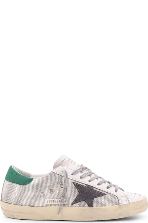 Golden Goose Shoes for Men Golden Goose Super-star Classic With List Mesh And Leather Sneakers