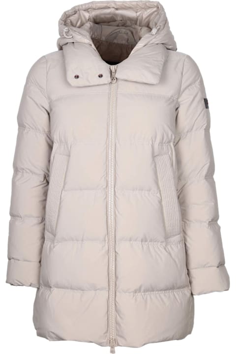 Peuterey Clothing for Women Peuterey Unix Ml Bmat Double Fabric Down Jacket Color Beige Peuterey