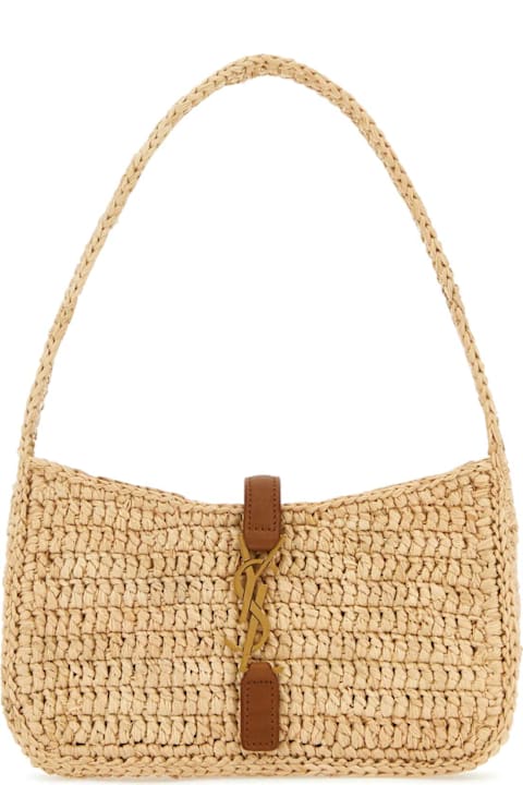 Saint Laurent حقائب لـ السيدات Saint Laurent Raffia Mini Le 5 ã  7 Handbag