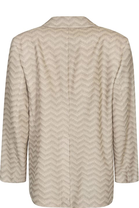 Missoni Coats & Jackets for Women Missoni Zig-zag Patterned 2 Buttons Blazer