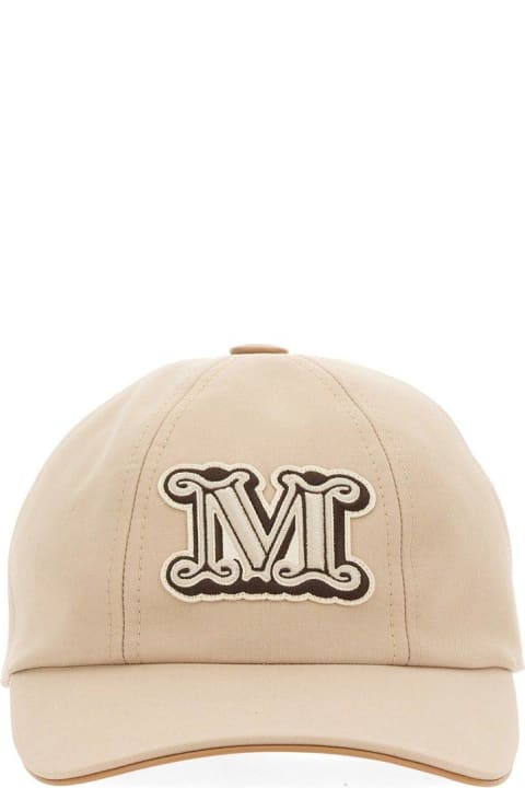 ウィメンズ 帽子 Max Mara Logo Embroidered Baseball Cap