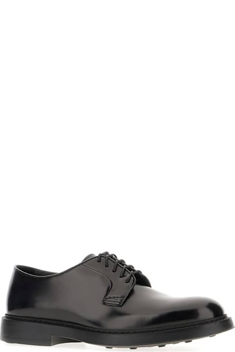 Fashion for Men Doucal's Black Leather Lace-up Shoes