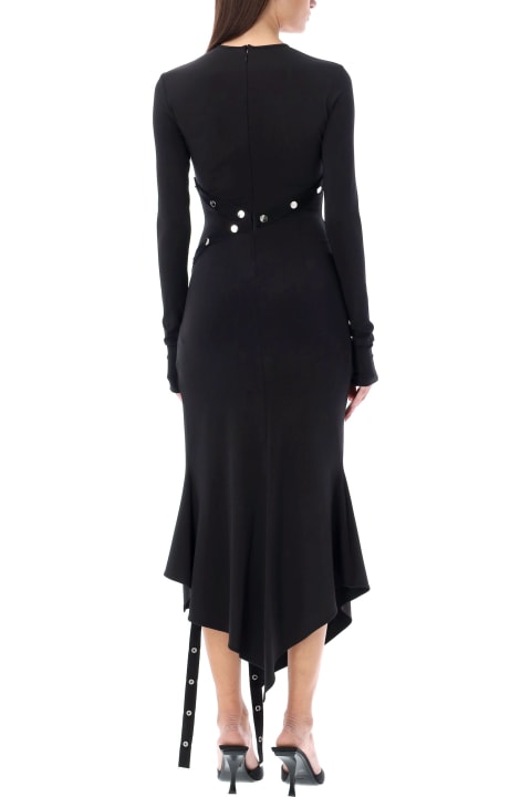 Sale for Women The Attico Midi Dress With Snaps