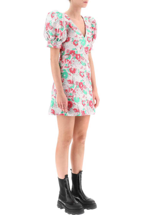 Homeware Ganni Jacquard Floral Dress
