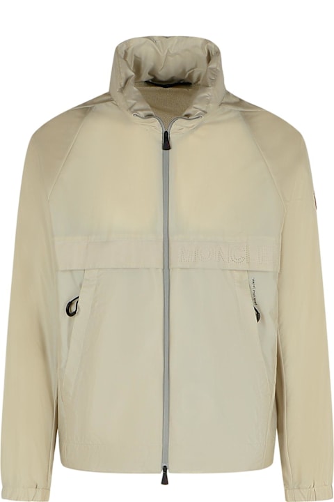 Moncler Grenoble Men Moncler Grenoble 'negara' Cream Nylon Jacket