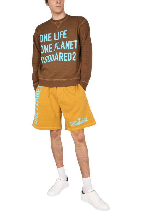 Dsquared2 Sale for Men Dsquared2 "one Life One Planet" Sweatshirt