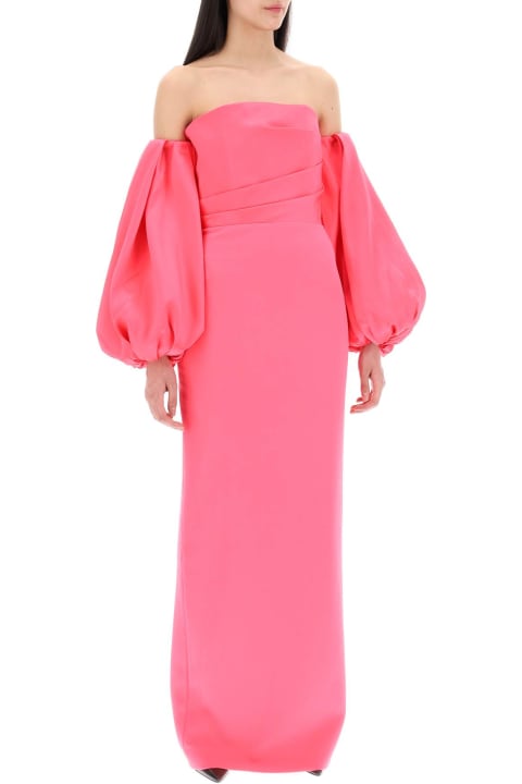Solace London Clothing for Women Solace London Maxi Dress Carmen With Balloon Sleeves