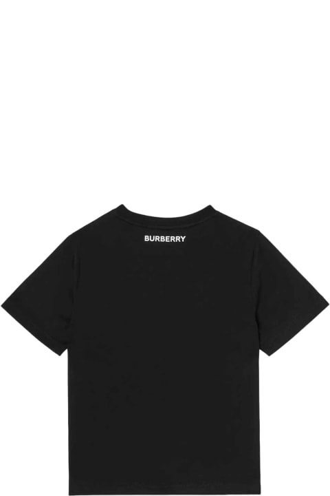 Burberry Kids Burberry Black T-shirt Boy