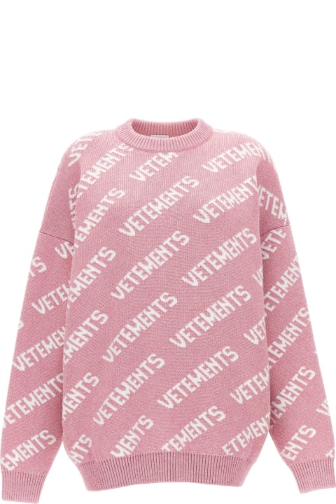 Homeware VETEMENTS Lurex Monogram Sweater