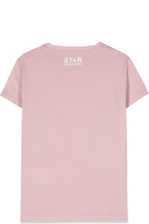 Fashion for Women Golden Goose Star/ Girl's T-shirt S/s Logo/ Big Star Printed/ Logo