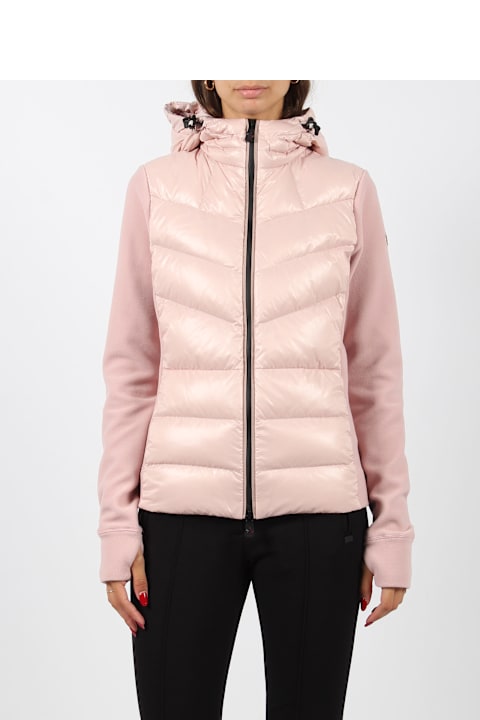 Sweaters for Women Moncler Grenoble Technical Fleece And Nylon Jacket