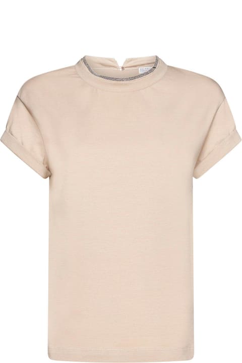 Homeware Brunello Cucinelli Embellished Crewneck T-shirt