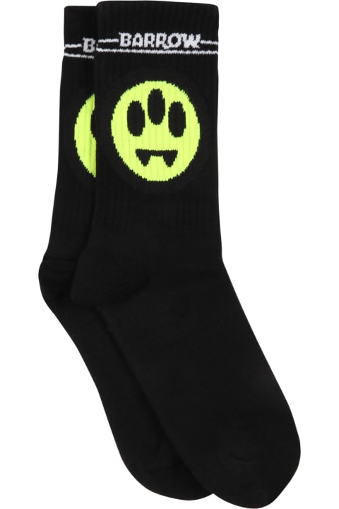 Black Socks For Kids With Logo