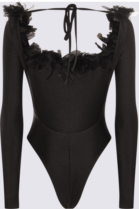 Underwear & Nightwear for Women Giuseppe di Morabito Black Stretch Bodysuit