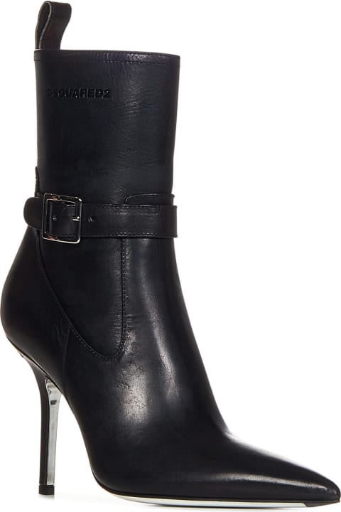 Dsquared2 Boots for Women Dsquared2 Rodeo Girl Heeled Ankle Boots