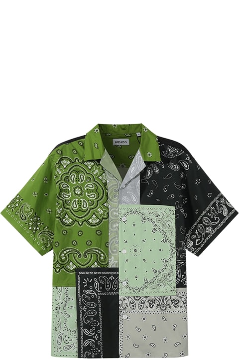Kenzo for Men Kenzo Patchwork Cotton Shirt