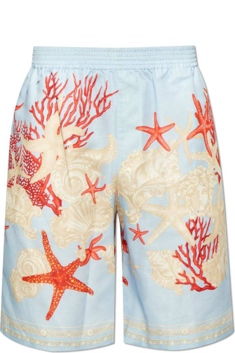 Versace Pants for Men Versace Versace Shorts With `barocco Sea` Pattern