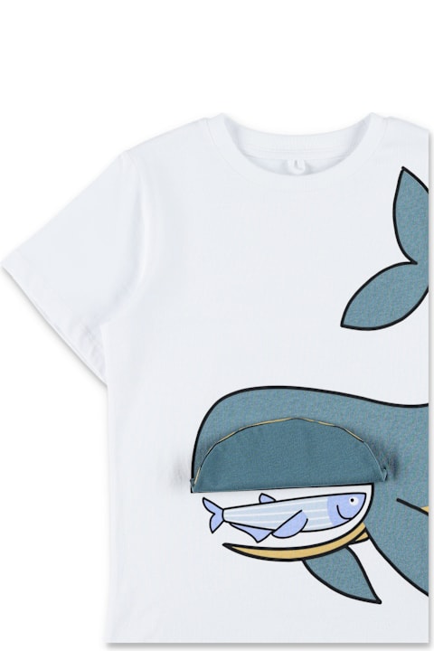 Homeware Stella McCartney Kids Stella Mccartney Kids Whale Graphic T-shirt