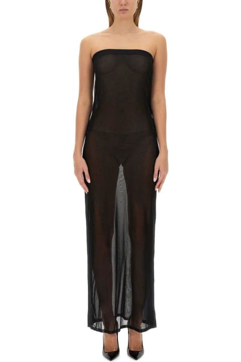 Jumpsuits for Women Saint Laurent Strapless Maxi Dress