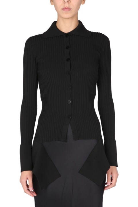 ANDREĀDAMO for Women ANDREĀDAMO Cardigan With Cut Out Details