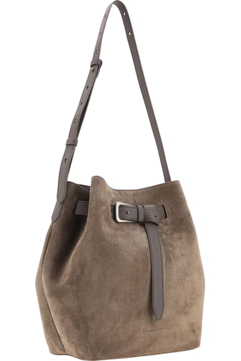 Brunello Cucinelli Shoulder Bags for Women Brunello Cucinelli Bucket Bag