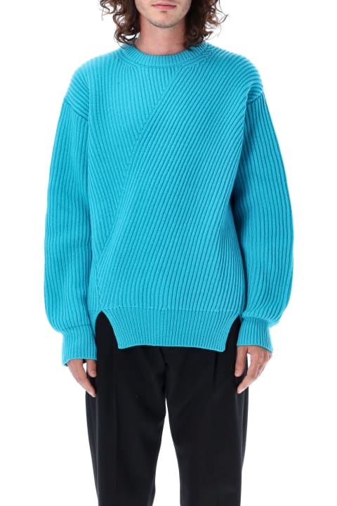 Sweaters for Men Jil Sander Ribbed Fine Wool Sweater