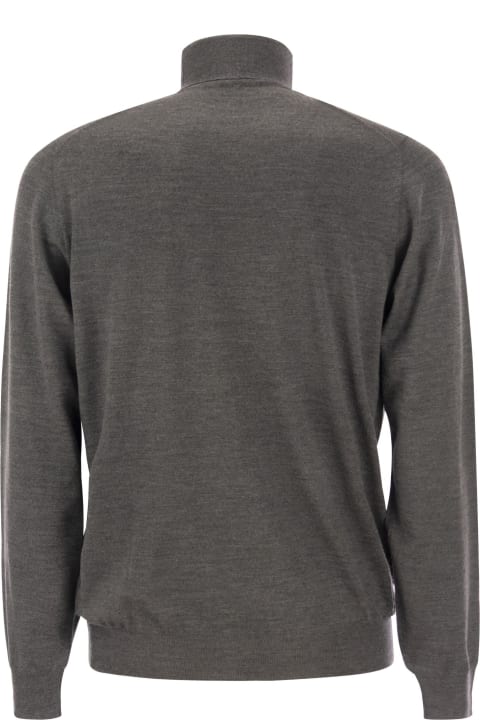 أدوات منزلية Fedeli Turtleneck Sweater In Virgin Wool
