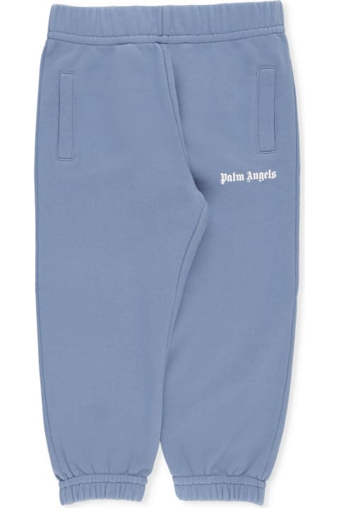 Palm Angels Bottoms for Baby Boys Palm Angels Pants With Logo