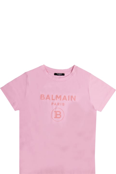 Balmain for Girls Balmain Cotton T-shirt