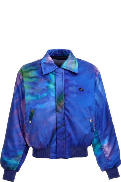 Bluemarble Coats & Jackets for Men Bluemarble 'borealis Printed' Bomber Jacket