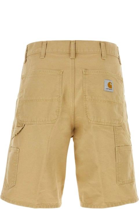 Carhartt Pants for Men Carhartt Beige Cotton Single Knee Short