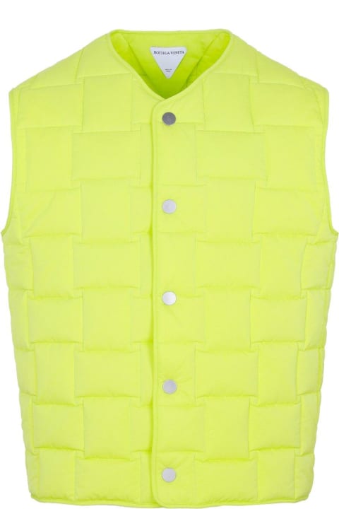 Sale for Men Bottega Veneta Buttoned V-neck Padded Vest