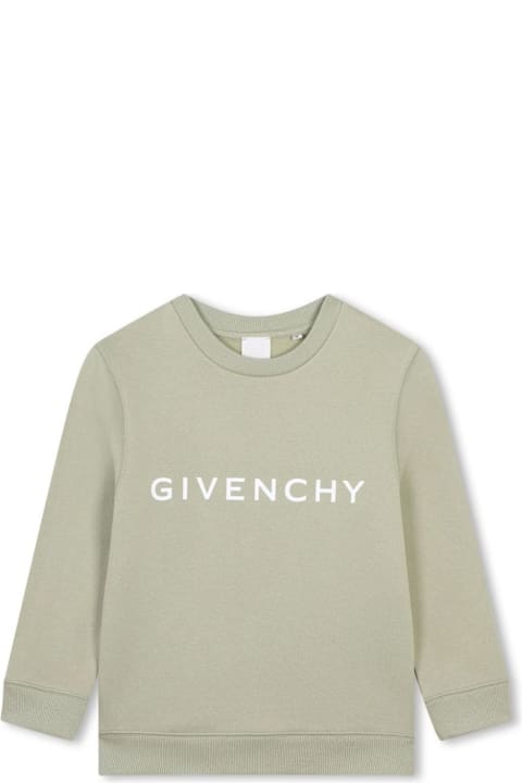 Topwear for Boys Givenchy Givenchy Kids Sweaters Green