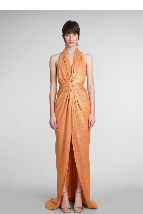 Costarellos Clothing for Women Costarellos Joa Dress In Orange Polyester