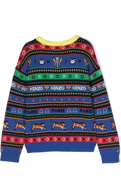 Kenzo Kids Sweaters & Sweatshirts for Women Kenzo Kids Jungle Game Pullover